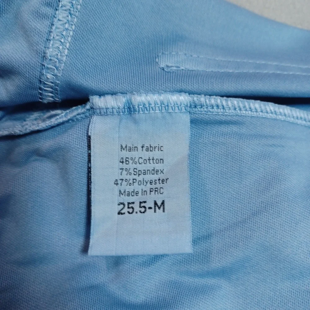 Comfijeans Jogger Pants Womens 28 Light Blue Elastic Waist Drawstring Casual New
